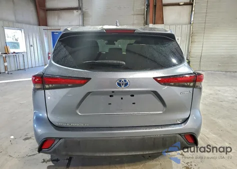 2021 Toyota Highlander Hybrid Le z USA, uszkodzony, nr VIN 5TDBBRCH1MS063684